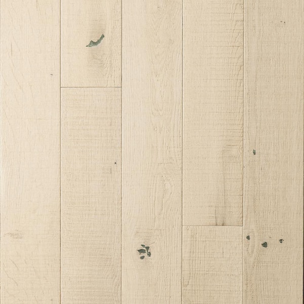Malibu Wide Plank Miramar French Oak 3/4 in. T x 5 in. W Distressed Solid Hardwood Flooring (22.6 sq. ft./case)