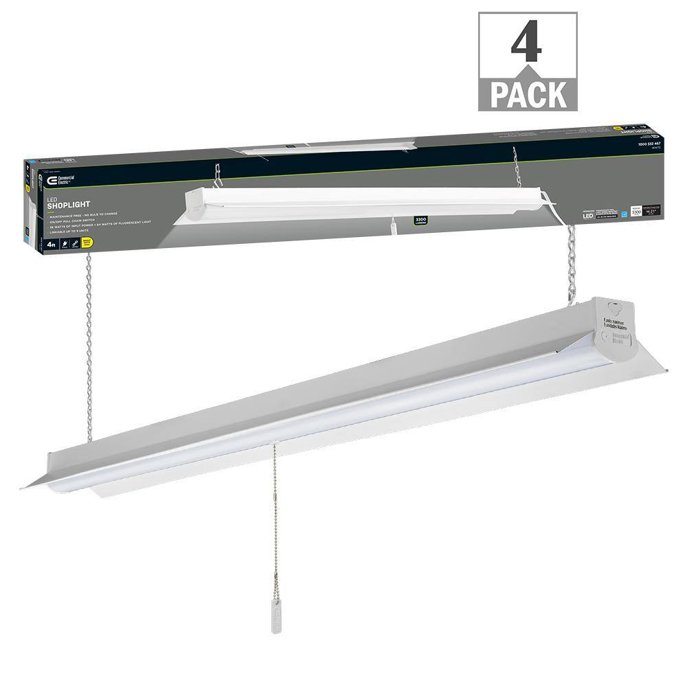 Have a question about Commercial Electric 4 ft. Plugin Linkable LED