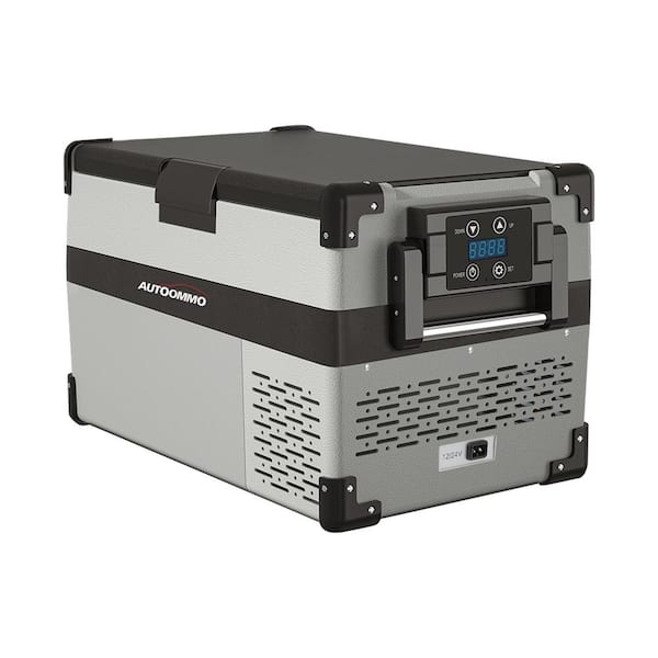 JEREMY CASS 1.13 cu. ft. Portable Car Freezer Outdoor Refrigerator in Black for Camping Travel, Truck, RV, SUV, Van, Boat , Home Use