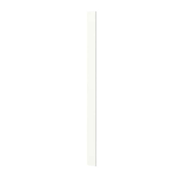 SIMPLY WOODMARK PRO Shaker Partial Overlay 6 in. W x 0.75 in. D x 96 in. H Molding Stock in Linen White