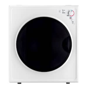 2.6 cu. ft. Vented Compact Portable Household Clothes Dryer in White