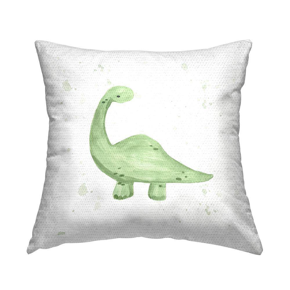 Green Dinosaur Fun Nursery Green Square Outdoor Throw Pillow price history on PriceWatchPro