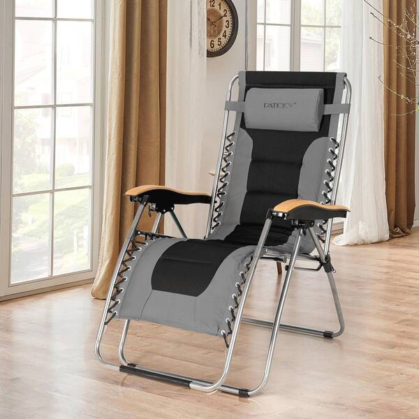 folding metal lounge chair