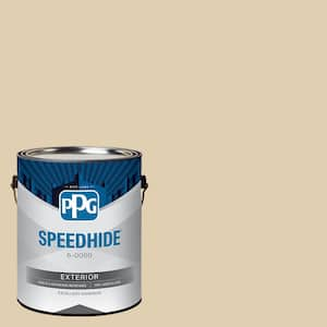 1 gal. PPG1086-3 Almond Cream Flat Exterior Paint