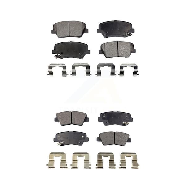 TEC Front Rear Ceramic Brake Pads Kit For 2012-2017 Hyundai Azera KTC-100205