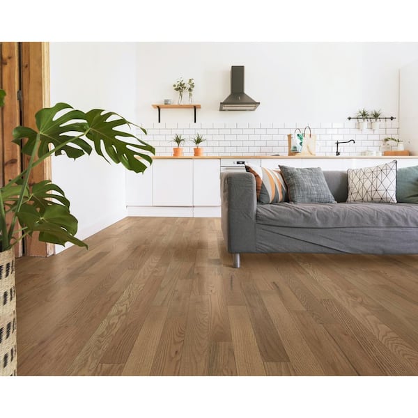 Northern Coast Rock Cliffs Oak 3/4 in. T x 4 in. W Smooth Solid Hardwood Flooring (16 sq.ft./case)