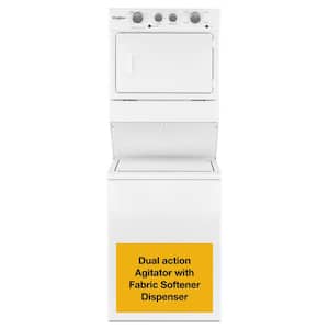 White Laundry Center with 3.5 cu. ft. Washer and 5.9 cu. ft. Electric Dryer with 9 Wash cycles and AUTODRY