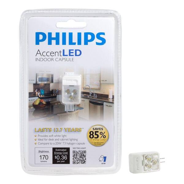 Philips 3-Watt (20-Watt) T3 Landscape Capsule Soft White (2700K) LED Light Bulb