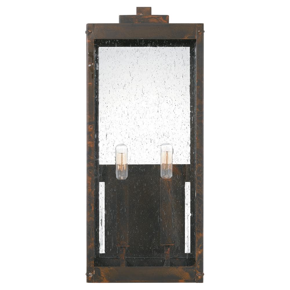 Industrial Bronze Outdoor Wall Lantern with Dimmable Light