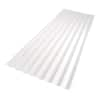 Palruf 26 In. X 6 Ft. Corrugated PVC Roof Panel In White 127563 - The ...