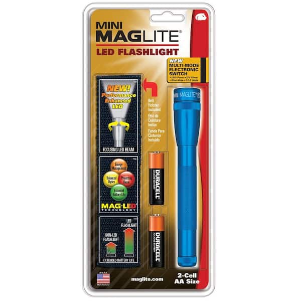 Maglite LED 2AA MM Flashlight in Blue