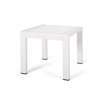 White Outdoor Side Tables Patio The Home Depot - White Patio End Tables