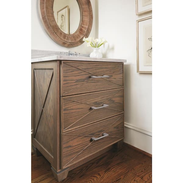 Riva 3-3/4 in. (96mm) Modern Polished Chrome Bar Cabinet Pull