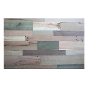 3/8 in. x 46 in. Multi-Width Multi-Color Kiln Dried Newly Sawn Barn Wood Planks Kit (10.2 sq. ft.)