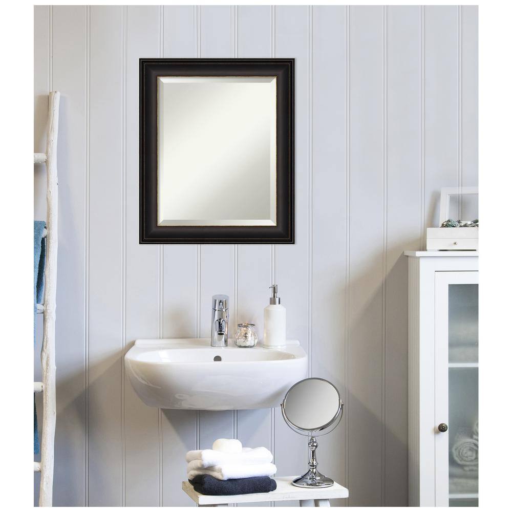 Trio Oil Rubbed Bronze Framed Rectangular Wall Mirror