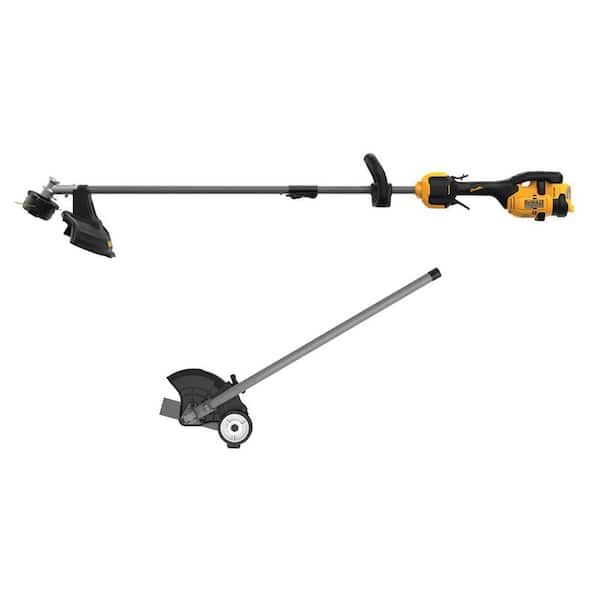 FLEXVOLT 60V MAX 17 in. Cordless Battery Powered Attachment Capable Trimmer (Tool Only) and Edger Attachment for Trimmer