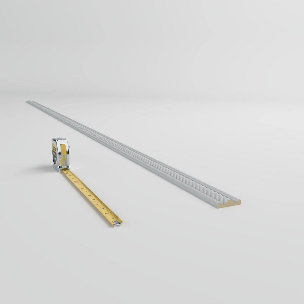 Alexandria Rope White Polyurethane Crown Molding