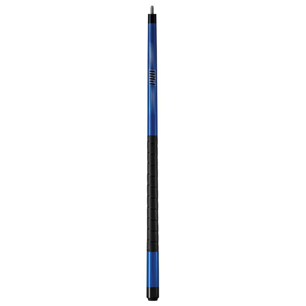 Blue Maple Wood Billiard Cue with Rubber Grip