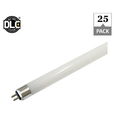 25-Watt 4000K 54-Watt Equivalent Plug and Play 46 in. Linear T5 LED Tube Light Bulb (25-Pack)