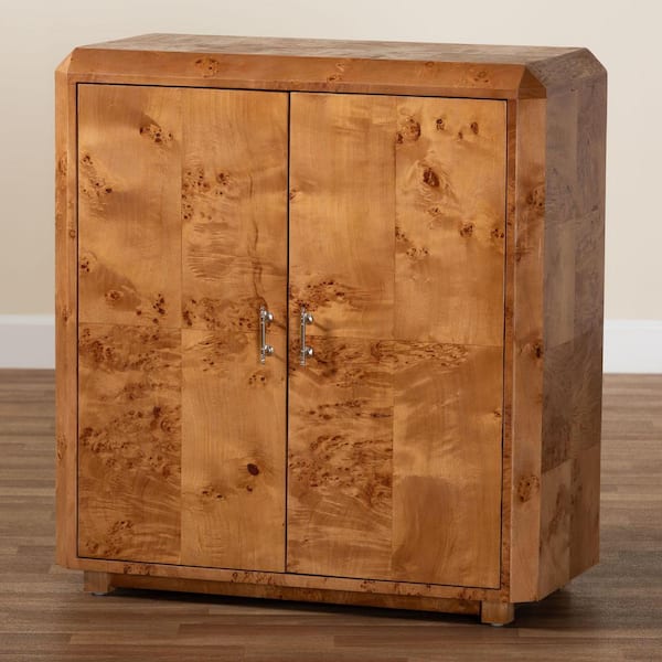 Art Leon Handcrafted Wood Sideboard with 2 Doors Natural
