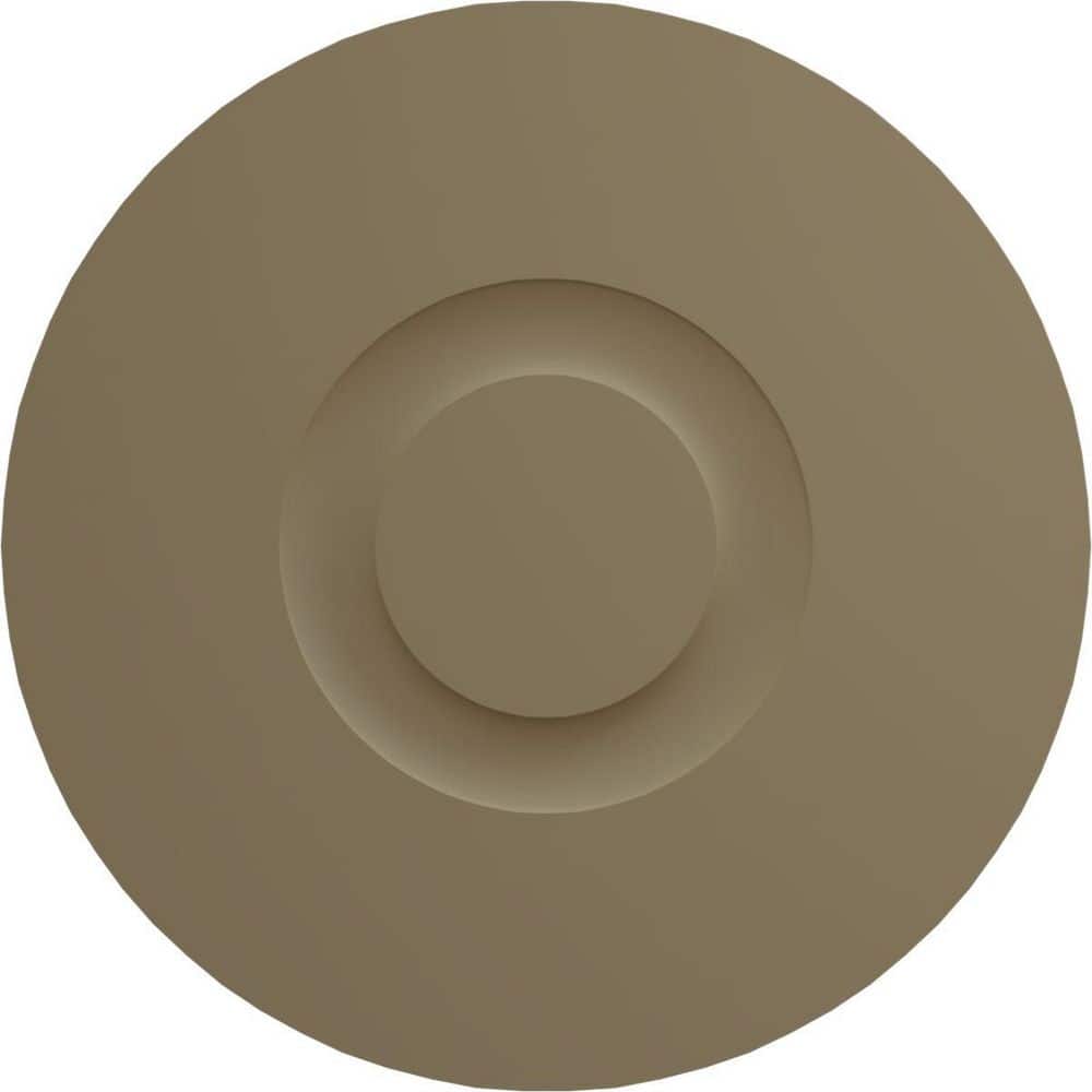 Primed White Urethane Foster Ceiling Medallion, 19 1/8" Diameter