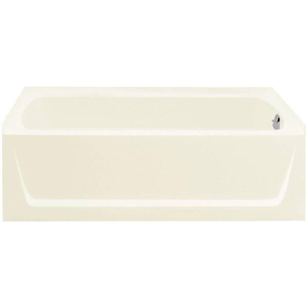 STERLING Ensemble 5 ft. Right Drain Soaking Tub in Biscuit