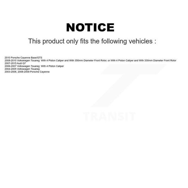 thumbnail interactive-video image 1 of Detroit Axle Rear Drilled & Slotted Brake Rotors And Ceramic Pads Kit For Audi Q7, VW Touareg, Porsche Cayenne 1 of 2