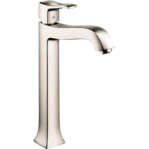 Metris C Single Handle Single Hole Bathroom Faucet in Polished Nickel