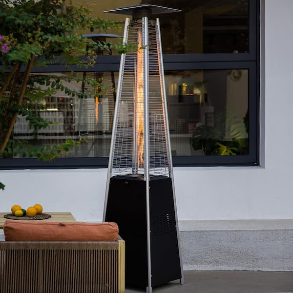 48,000 BTU Pyramid Patio Heater Outdoor Propane Heater for Outdoor Use with Wheels Ideal for Backyard Balcony 6-8 people