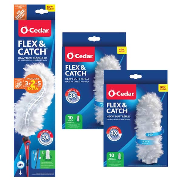 Flex & Catch Heavy Duty Dusting Kit+5 Refills, Flex & Catch Heavy Duty Dusting Refills (20 Count)