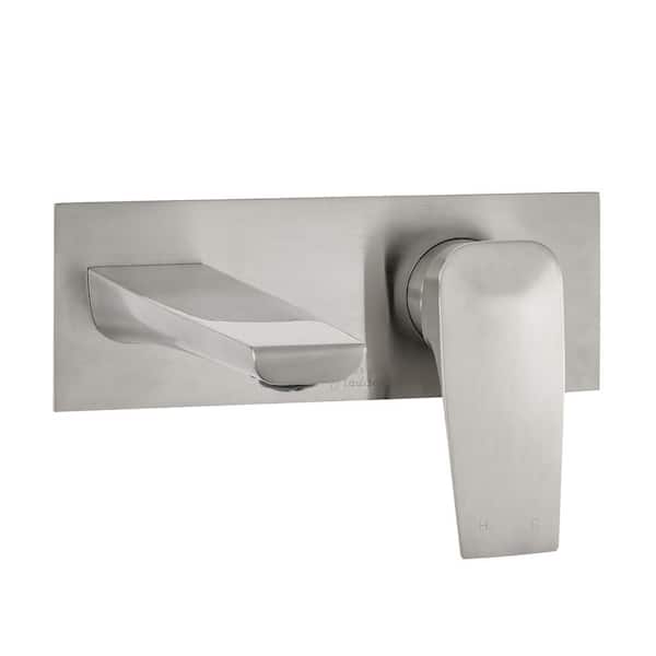Swiss Madison Monaco Single-Handle Wall Mount Bathroom Faucet in Brushed Nickel