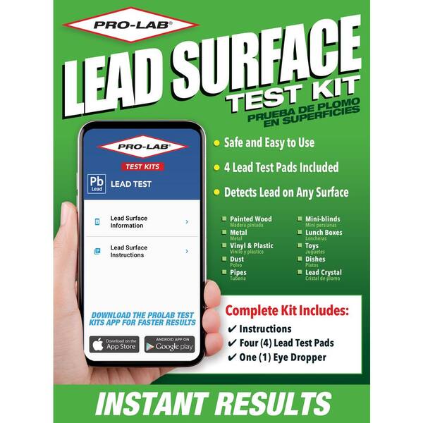 Pro Lab Lead Surface Test Kit 6 Tests Ls104 The Home Depot - Diy Mold Test Kits Home Depot