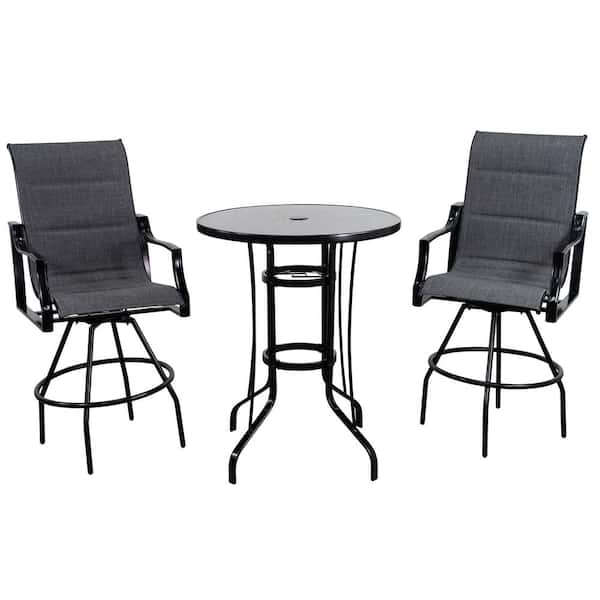 Patio Premier 3-Piece Metal Bar Height Outdoor Bistro set