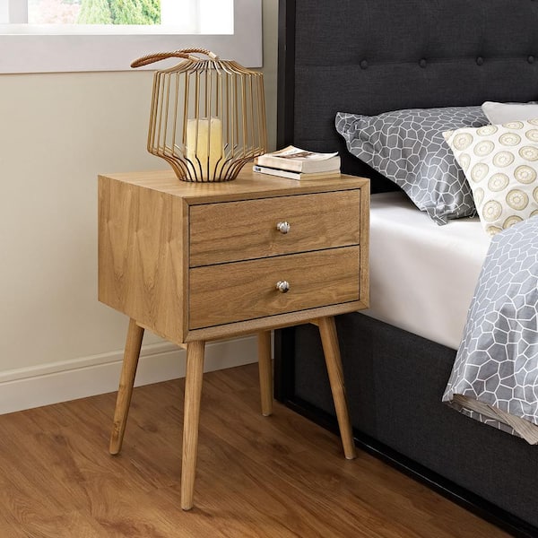 MODWAY Dispatch 2-Drawer Natural Nightstand