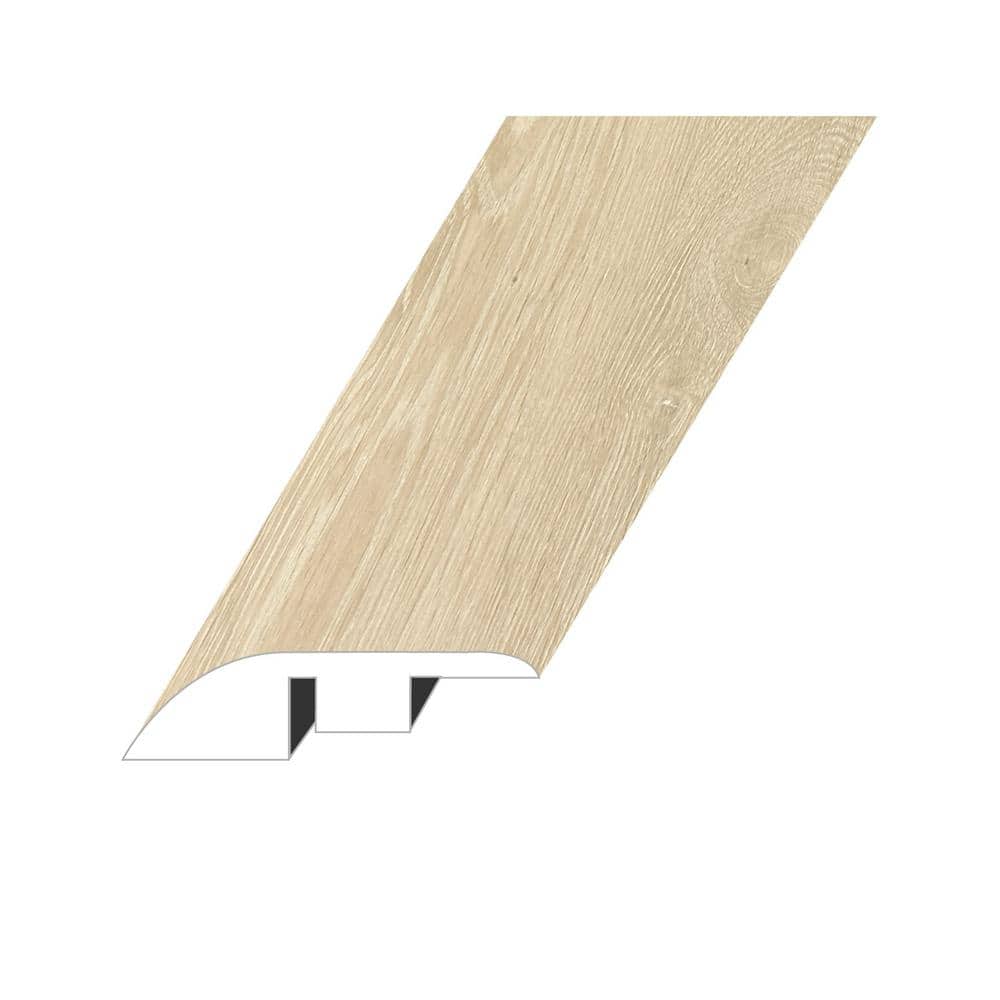 Lineage Calypso Tan 0.6 in. Thick x 1.8 in. W x 94.5 in. L HDF Waterproof Laminate Embossed Wood Look Reducer Molding price history on PriceWatchPro