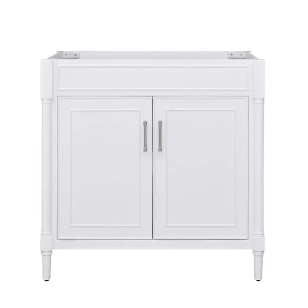 Avanity Bristol 36 in. W x 21.5 in. D x 34 in. H Bath Vanity Cabinet without Top in White