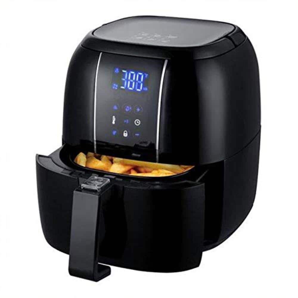 FUNKOL 26 qt. Black Stainless Steel Air Fryer Oven Set with 50-Cooking  Presets and 6-Kinds of Accessories W1002mjGTO25A-2 - The Home Depot
