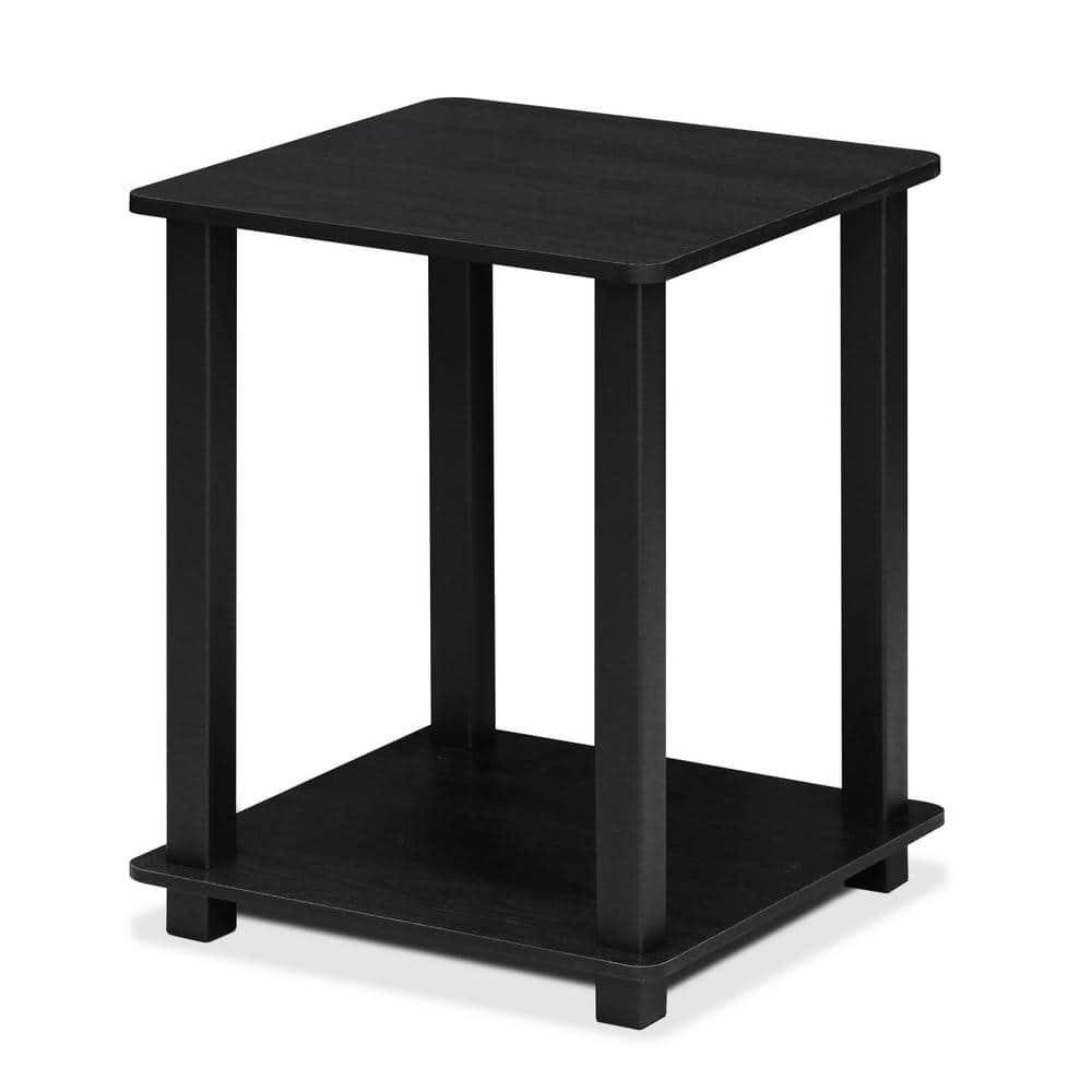 Americano Black Wood Square End Table Set