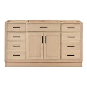 Hepburn 60 in. W x 21.5 in. D x 34.5 in. H Bath Vanity Cabinet without Top in Oak