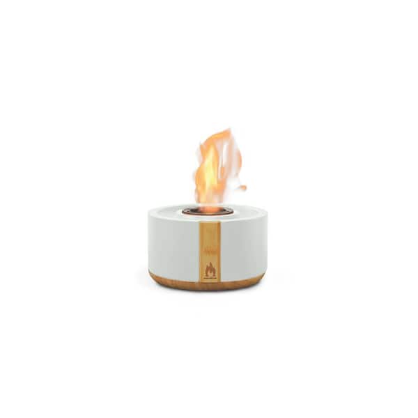 Element 8.125 in Tabletop Gel Fuel Fire Bowl-White