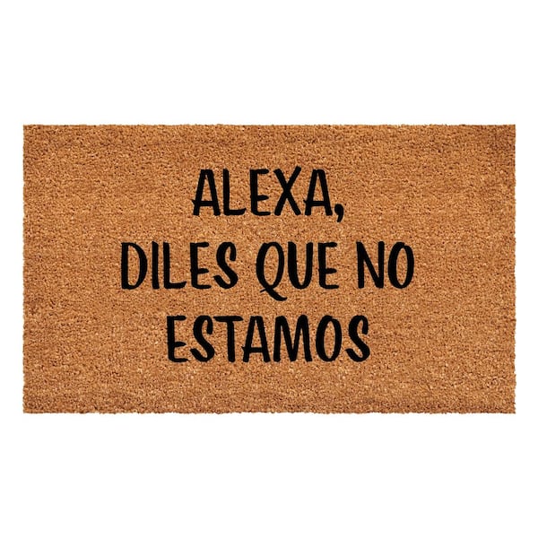 Calloway Mills Alexa, diles que no estamos Doormat 24" x 36"