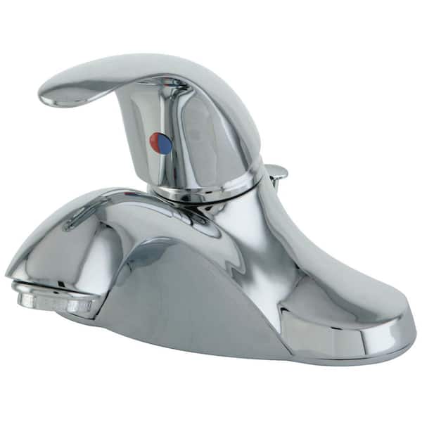 Kingston Brass Legacy 4 in. Centerset Single-Handle Bathroom Faucet in Polished Chrome