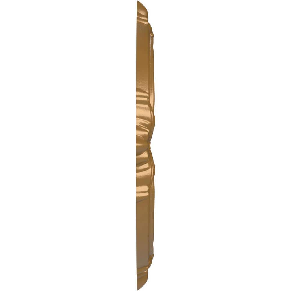Attica 16'' Metallic Gold Thermoformed PVC Ceiling Medallion