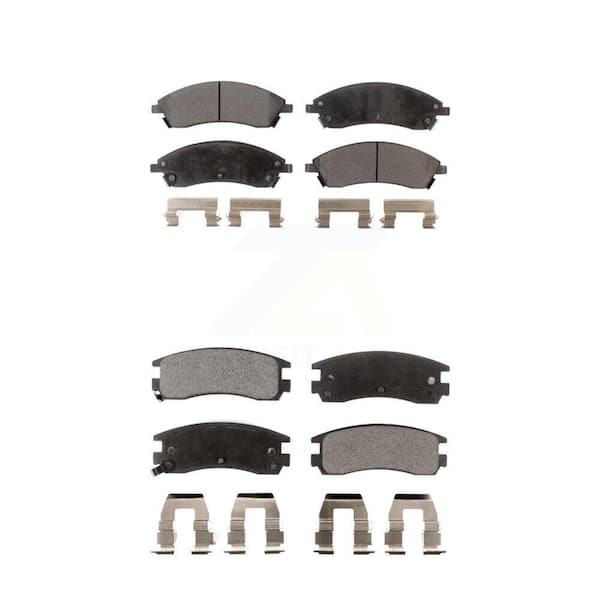 TEC Front Rear Ceramic Brake Pads Kit For 2004 Pontiac Bonneville GXP KTC-100020