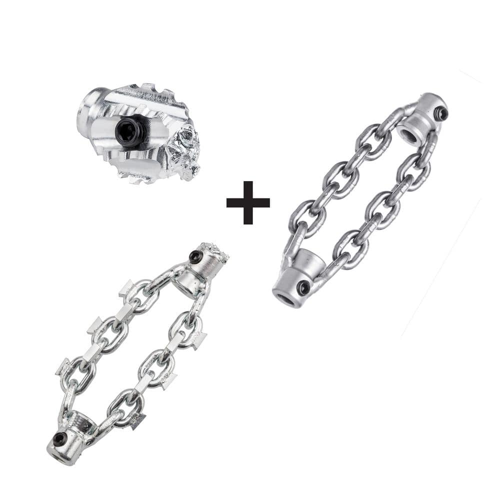 RIDGID FlexShaft 2 in. Double Carbide Tipped Chain Knocker, 2 in
