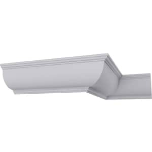 SAMPLE - 6-3/8 in. x 12 in. x 6-3/8 in. Polyurethane Claremont Crown Moulding