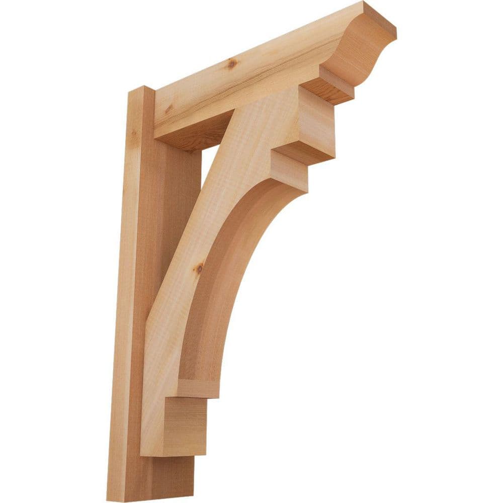 6 in. x 26 in. x 18 in. Western Red Cedar Merced Traditional Smooth Outlooker price history on PriceWatchPro
