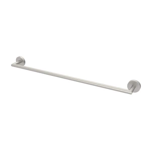 Glacier Bay Cartway Modern 24 inch Bathroom Wall Mounted Towel Bar in Brushed Nickel Finish