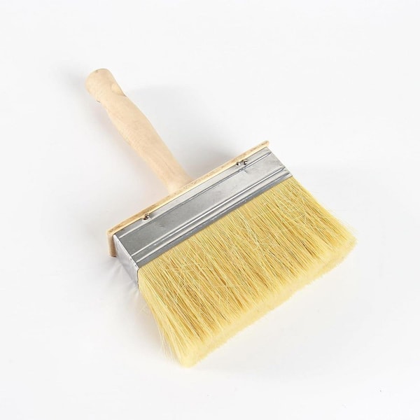 KIWDZFU 6 in. Wide Deck Stain Applicator Brush for Wood and Walls Large Fence and Furniture Paint Brush