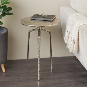 Slim metal side table online